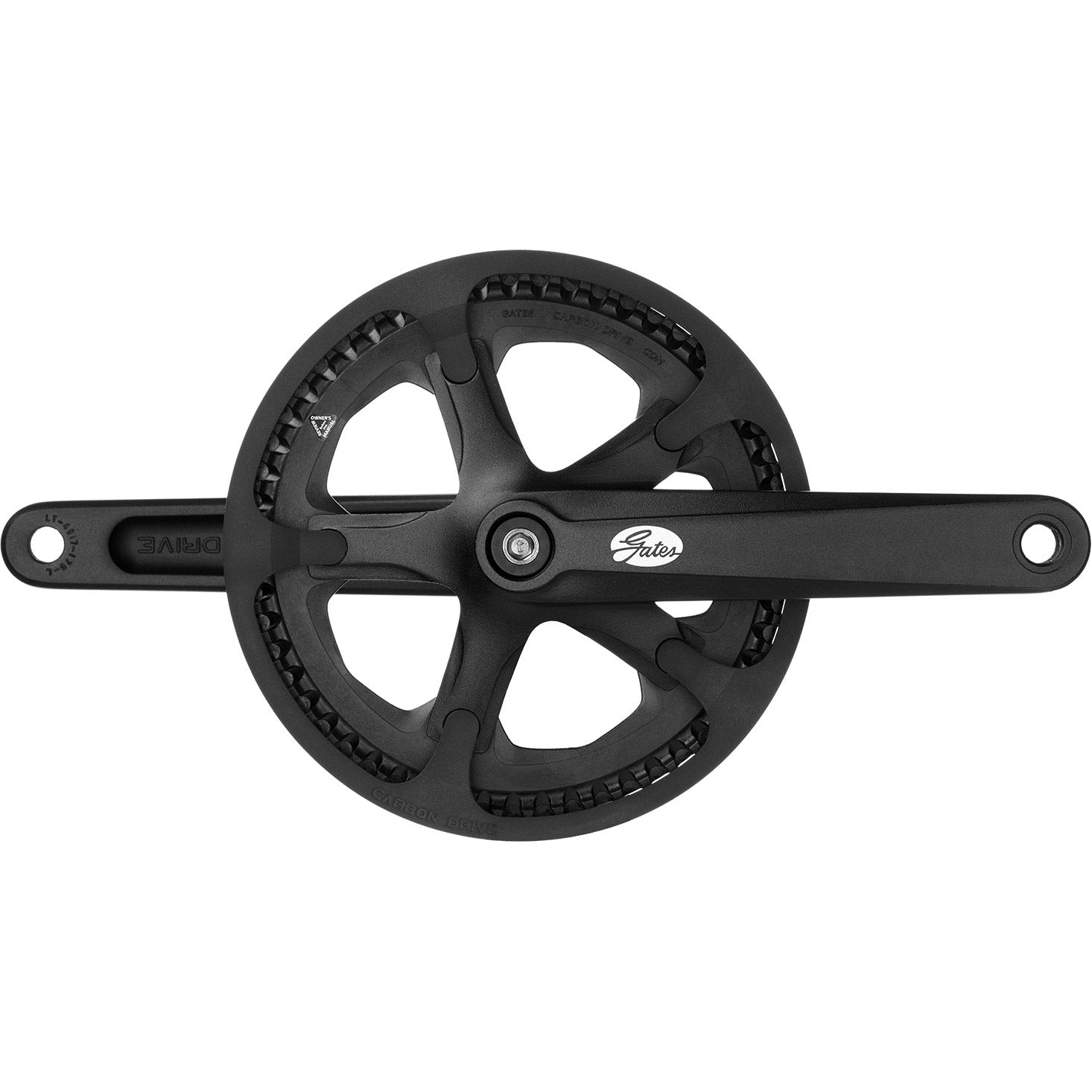 Gates crankstel CDN S150 55T 170mm mat zwart