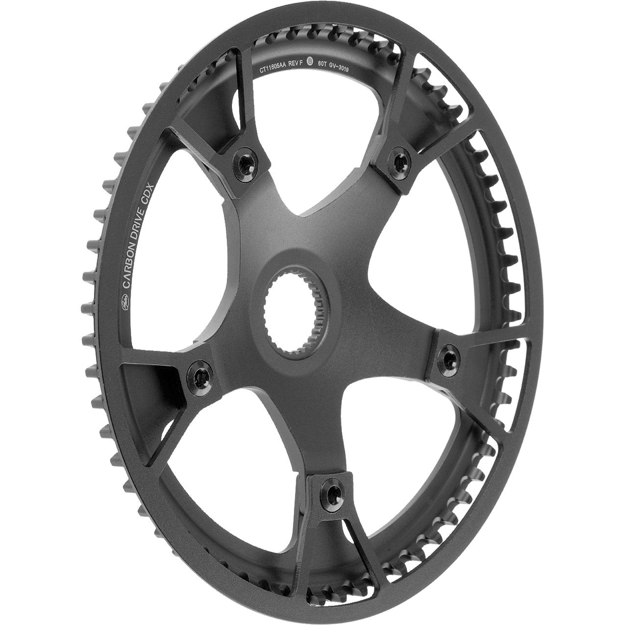 Gates spider assembly CDX 60T 5B Rohloff met rand