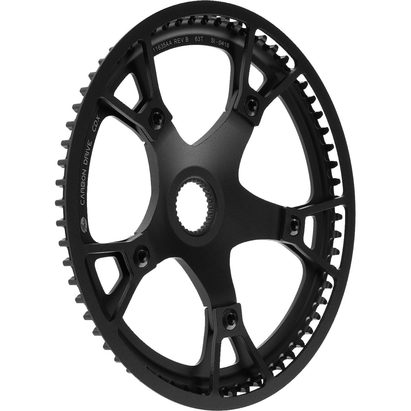 Gates spider assembly CDX 63T 5B Rohloff met rand