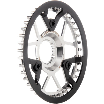 Gates CDX 39T pinion gear with stainless steel protective edge