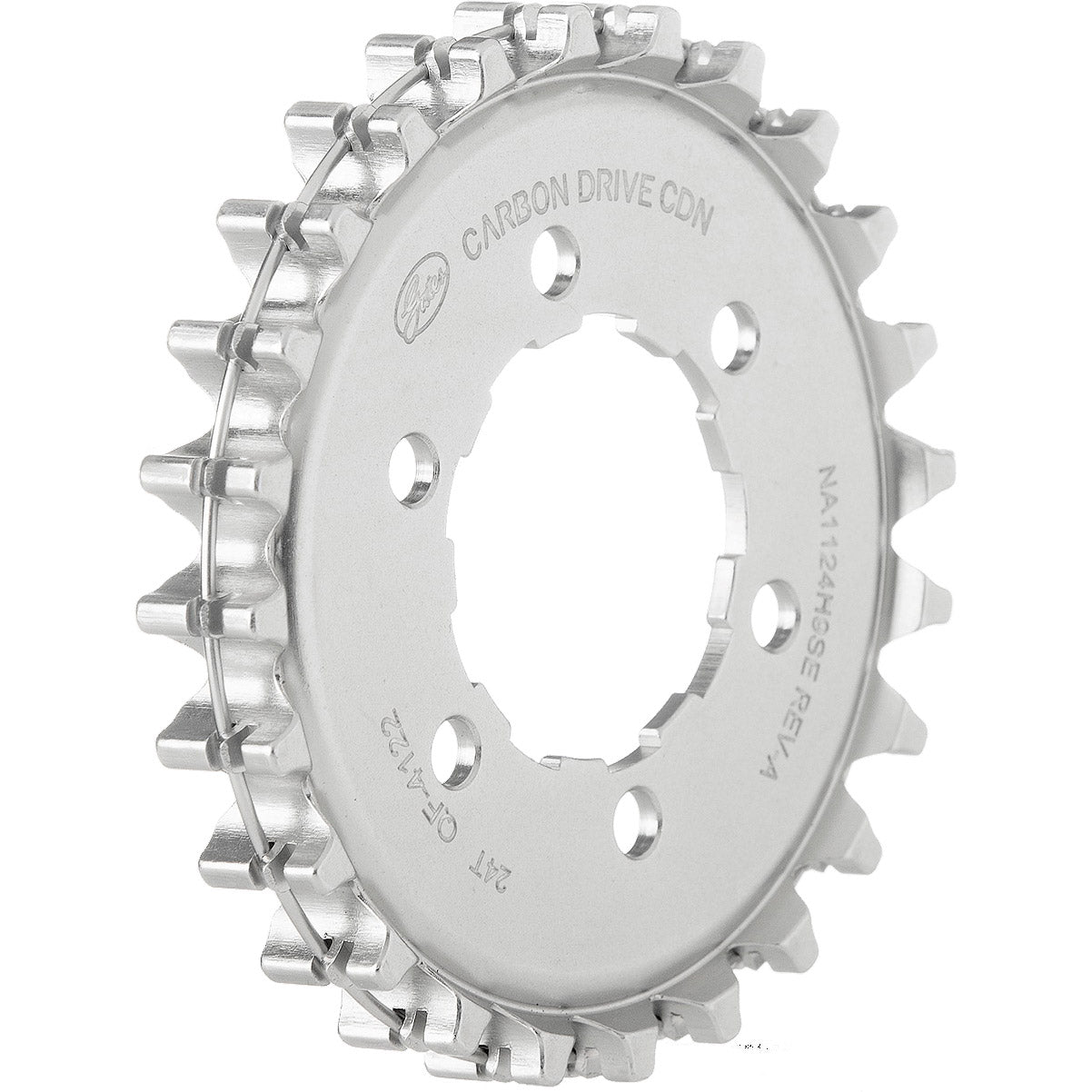 Gates sprocket CDN 24T 6B 9-spline hub wire flange