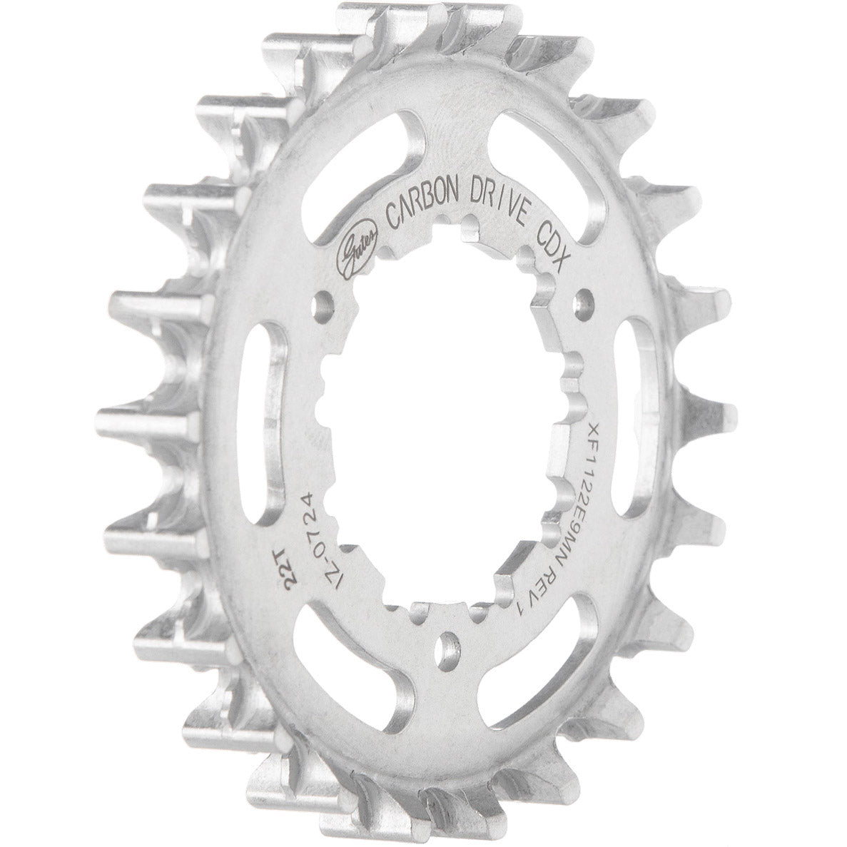 Gates sprocket CDX 22T Enviolo 9-spline BL 45,5/50mm Fin Line