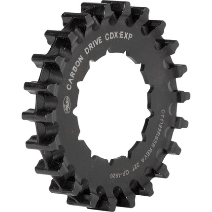 Gates sprocket CDX 22T Rohloff splined zwart