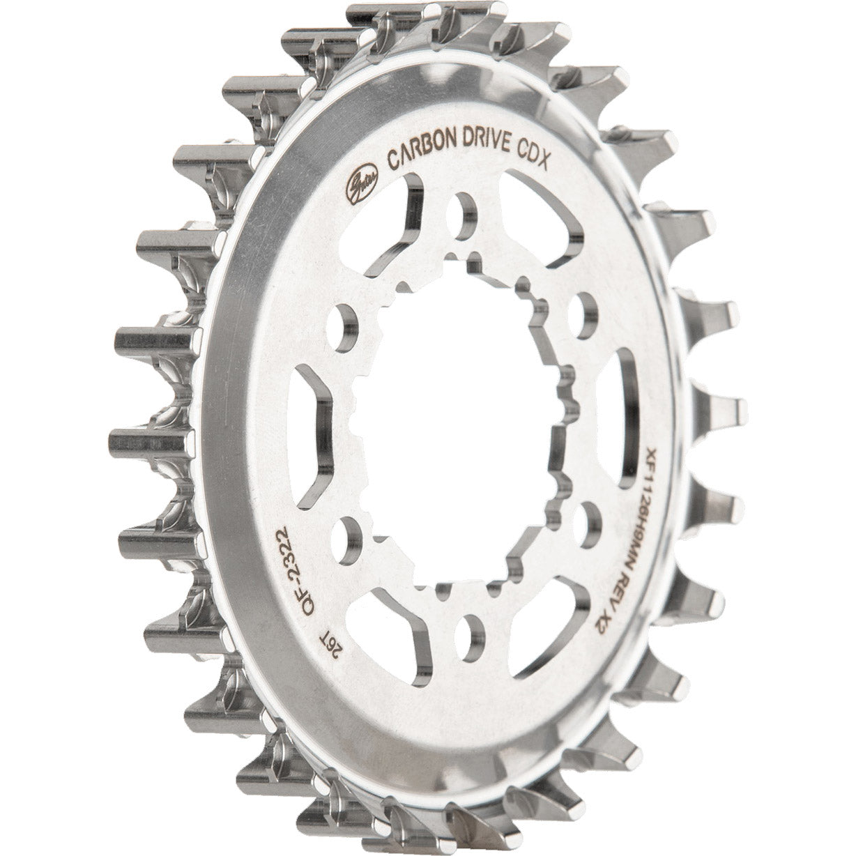Gates sprocket CDX 26T 6B 9-spline hub Fin Line