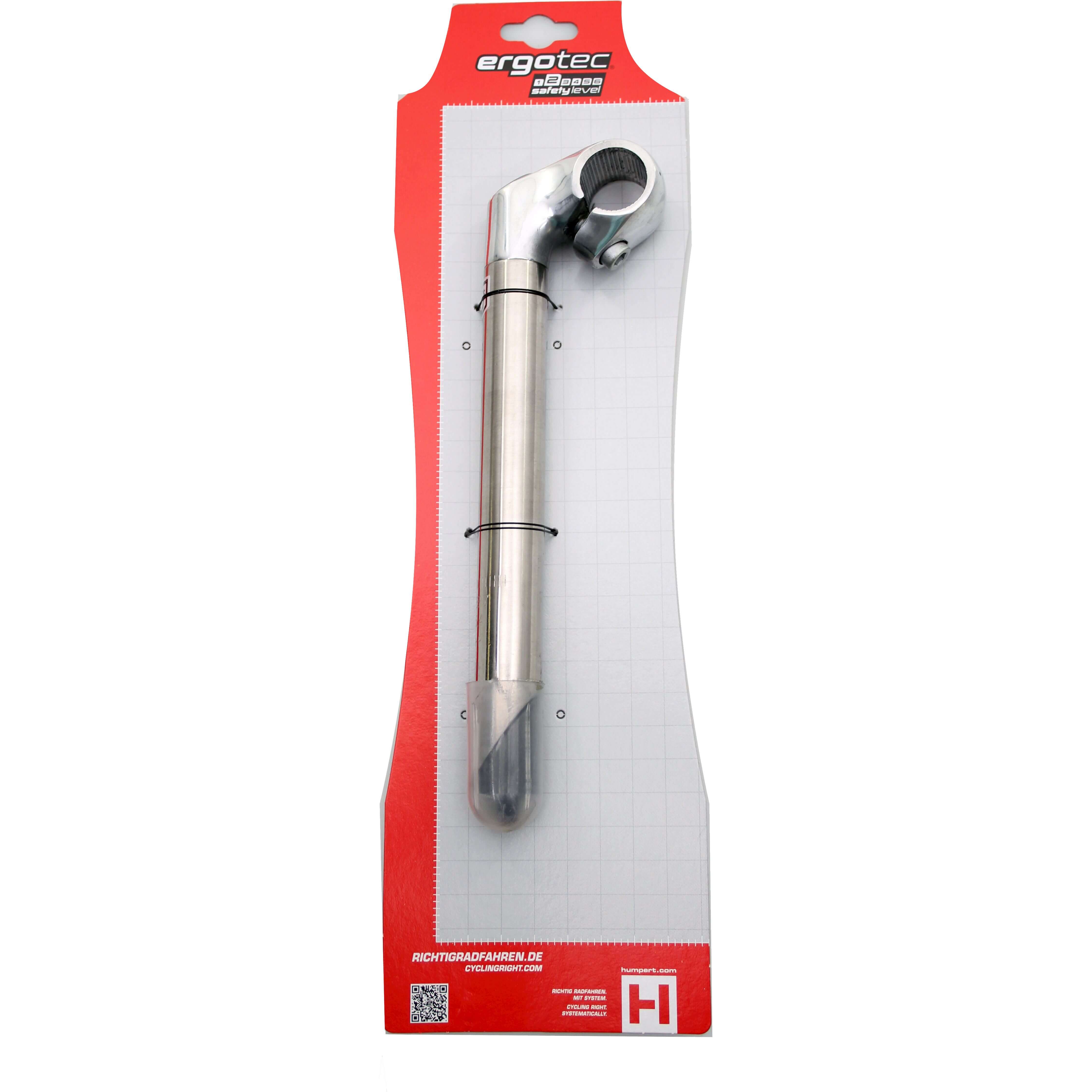 Ergotec stuurpen Cat 230/25.4 rvs/alu