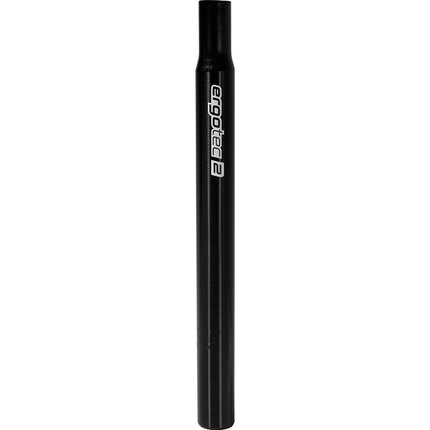 Ergotec zadelpen kaars 27.2 x 300 alu zw krt