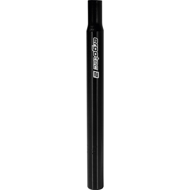 Ergotec zadelpen kaars 27.2 x 300 alu zw krt