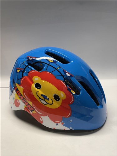 Kinder Helm S 46-52cm Limar Happy Lion Blauw