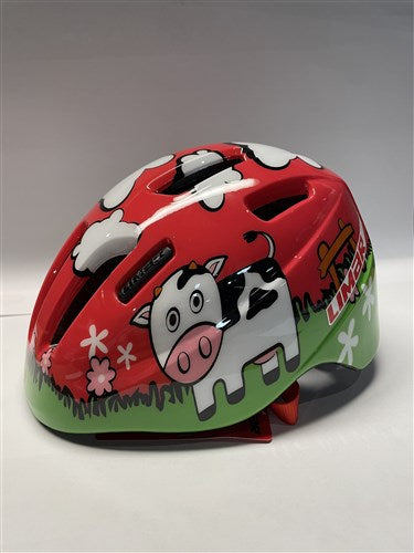 Kinder Helm S 46-52cm Limar Red Grazing Rood