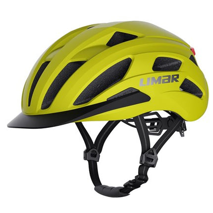 Helm Action Urban L 57-61 mat Geel met LED