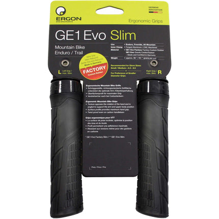 Ergon handlebar grips GE1 EVO Factory slim frozen black