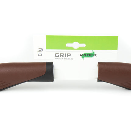 Widek handvatten City Ergo 90/120mm zwart/bruin