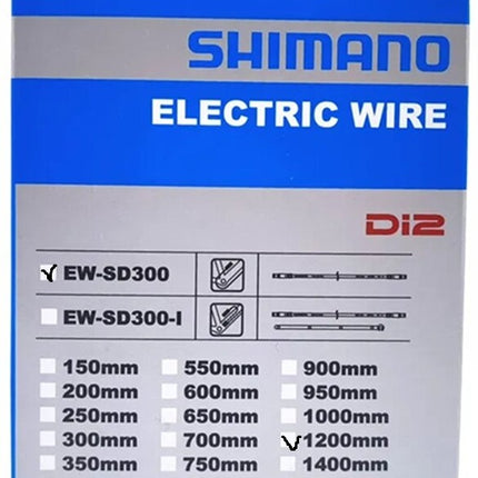 Shimano elektrische kabel 120mm EW-SD300 external voor Di2