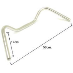 Ergotec handlebars Stuttgarter 25.4 stainless steel