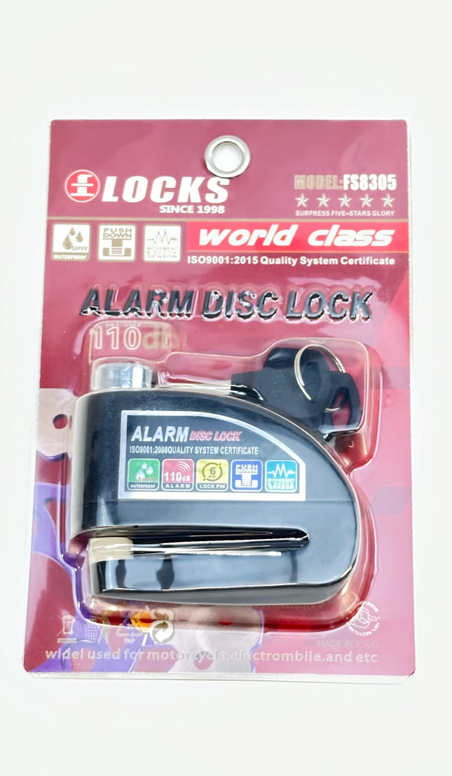 fiets slot - SteelShield AlertLock - Schrijfremslot met ingebouwd alarm