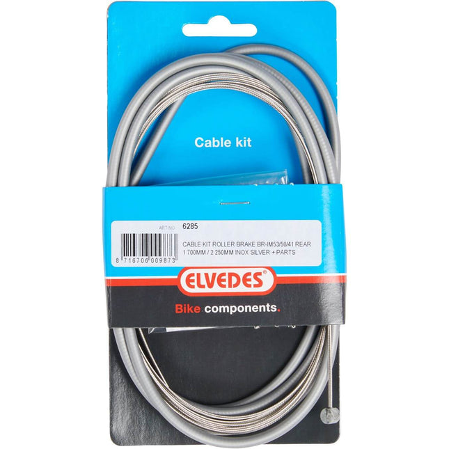Elvedes remkabel achter Rollerbrake br-im41/50/53 zilver