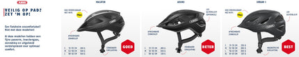 ABUS POS guide de choix de casque vélo 20x99cm