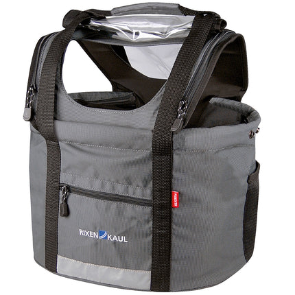 Klickfix handlebar bag Doggy 24l gray
