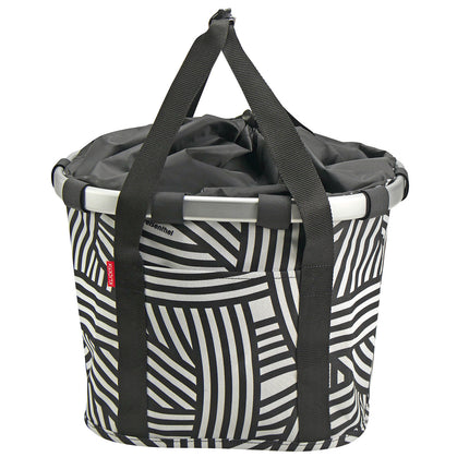 Klickfix basket bag 15L zebra