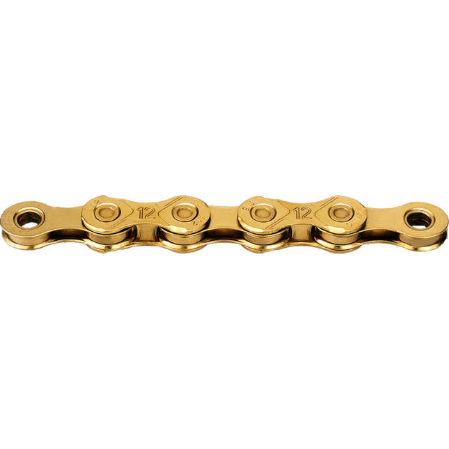 KMC ketting X12 12v 126L waxed Ti-N goud