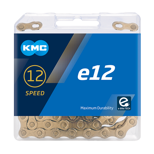 KMC ketting E12 Ti-N gold 130s