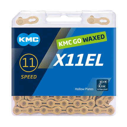 KMC ketting X11EL gold118s waxed
