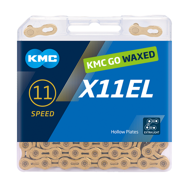 KMC ketting X11EL gold118s waxed