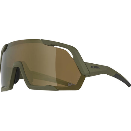 Lunettes de sport Alpina Sports Rocket Q-Lite olive