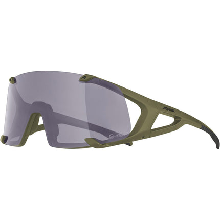 Lunettes de sport Alpina Sports Hawkeye Q-lite V olive