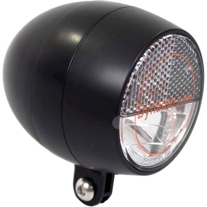 Cortina koplamp Amsterdam aan/uit dynamo oem zwart