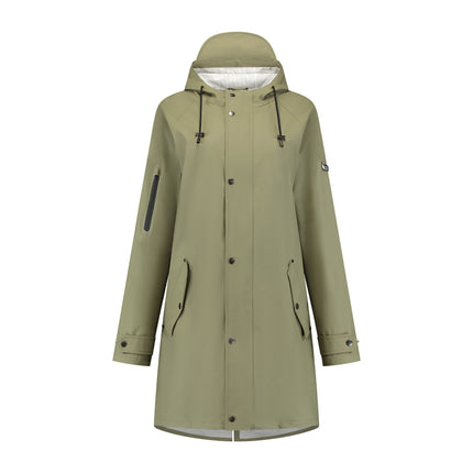 Mirage trench coat Rainfall soft touch size M green