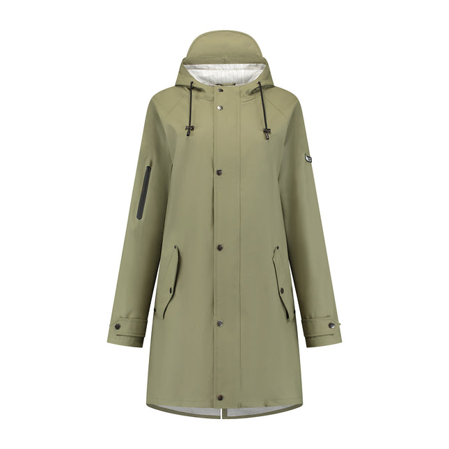Mirage trenchcoat Rainfall soft touch maat L groen