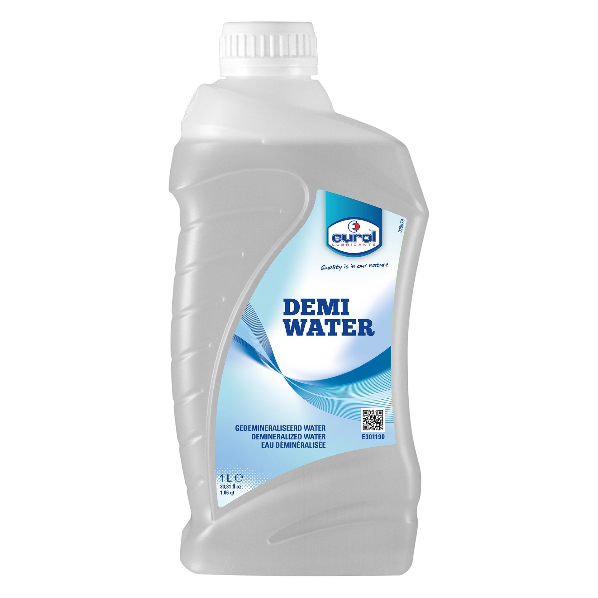 Eurol accuwater demi water 1000ml.(gedemineraliseerd)