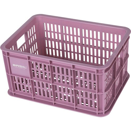 Basil PVC KRAT klein 17.5L Roze 21116 Faded Blossom