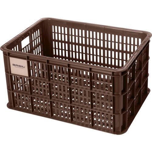 Basil PVC KRAT groot 40L Bruin 21163 chocolate brown