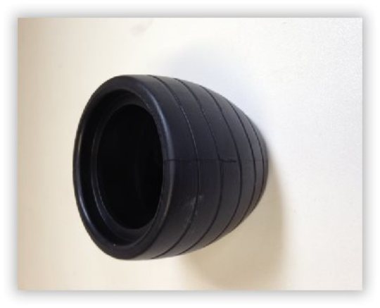 Voorvork Dempings Rubber JD 2.0 Verende V Vork Zwart