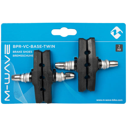 M-Wave jeu de patins de frein BPR-VC Base-Twin V-brake 70 mm (2 paires)