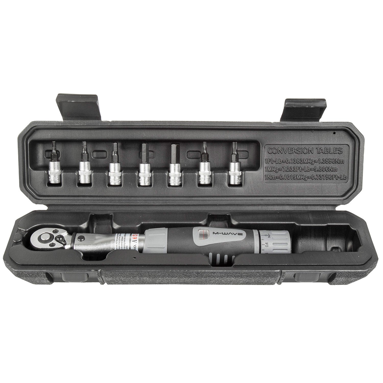 M-Wave momentsleutel 4-24Nm ¼" inclusief bitset