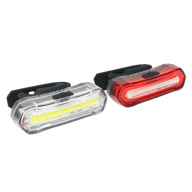 One verlichtingsset 30  USB oplaadbaar zwart