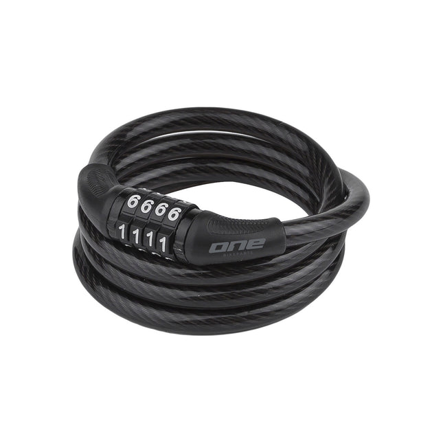One kabelcijferslot 8100  8mm/100cm black/grey
