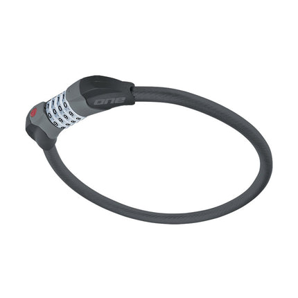 One kabelcijferslot 15.80  15mm/80cm black/grey