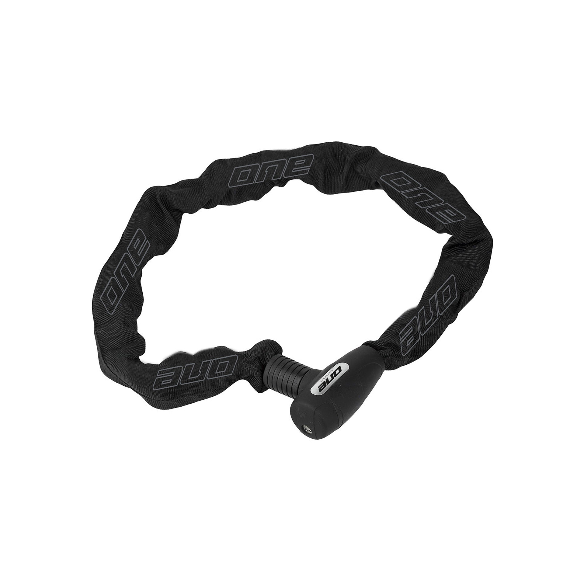 One kettingslot 6.90  6mm/90cm black/grey