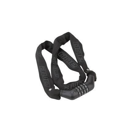 One chain combination lock 4.90 4mm/90cm black/grey