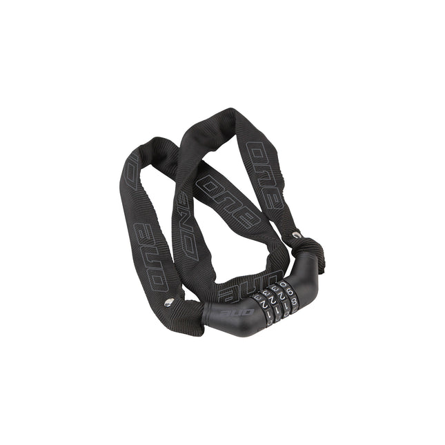 One kettingcijferslot 4.90  4mm/90cm black/grey