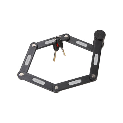 Un antivol pliant 20.85 20mm/85cm noir/gris