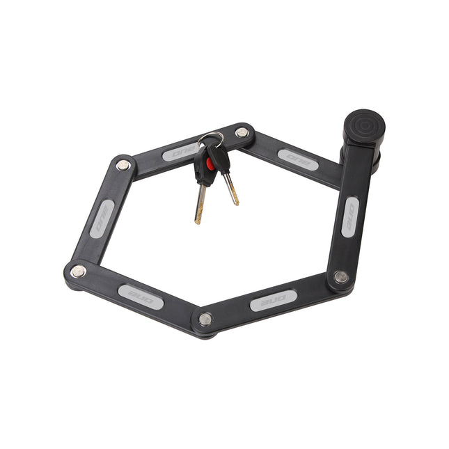 Un antivol pliant 20.85 20mm/85cm noir/gris