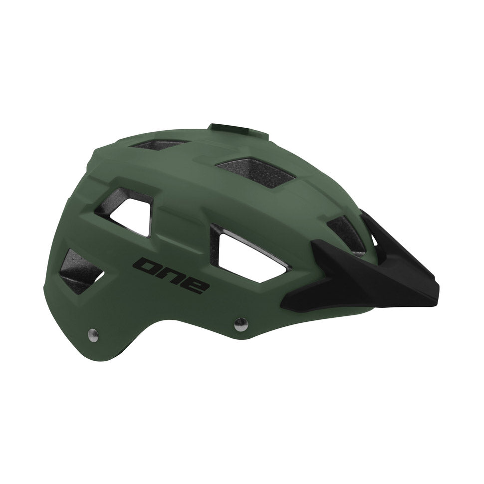 One helm trail  s/m (54-58) black/khakki