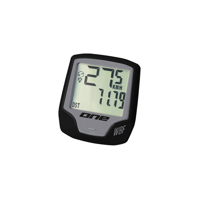 One fietscomputer 8 bedraad unisize black/grey