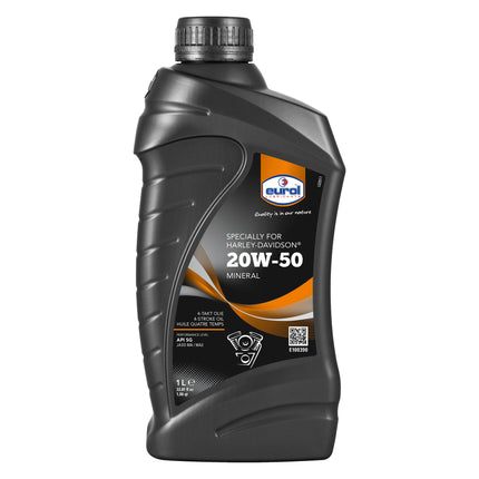 Eurol Harley Davidson SAE 20W50  1 litre API SG/CD