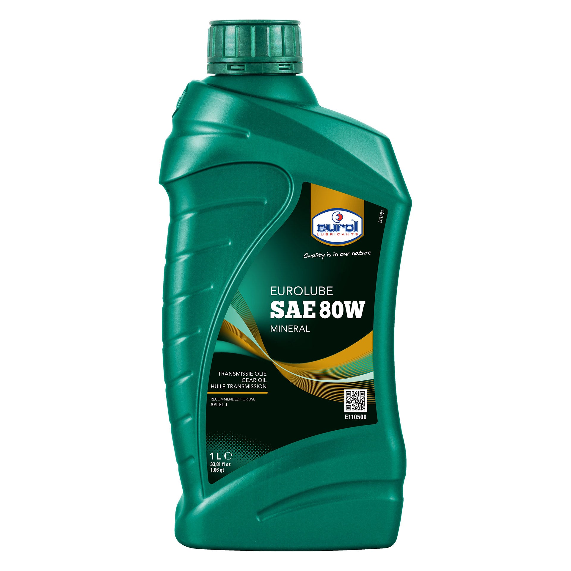 Eurolube Transm. olie SAE 80W 1-liter GL1
